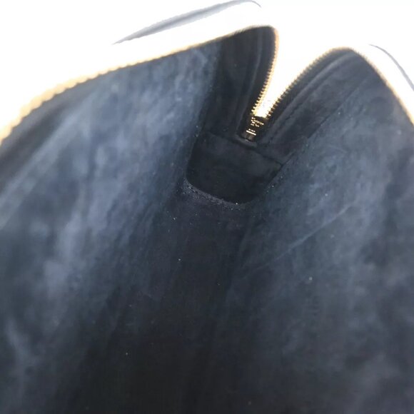 CHRISTIAN DIOR CD Logo Caro Mini Shoulder Bag Leather Black GHW Italy 658RJ795 - Picture 11 of 15